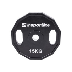 inSPORTline Pogumovaný kotouč  Ruberton 15 kg 30 mm
