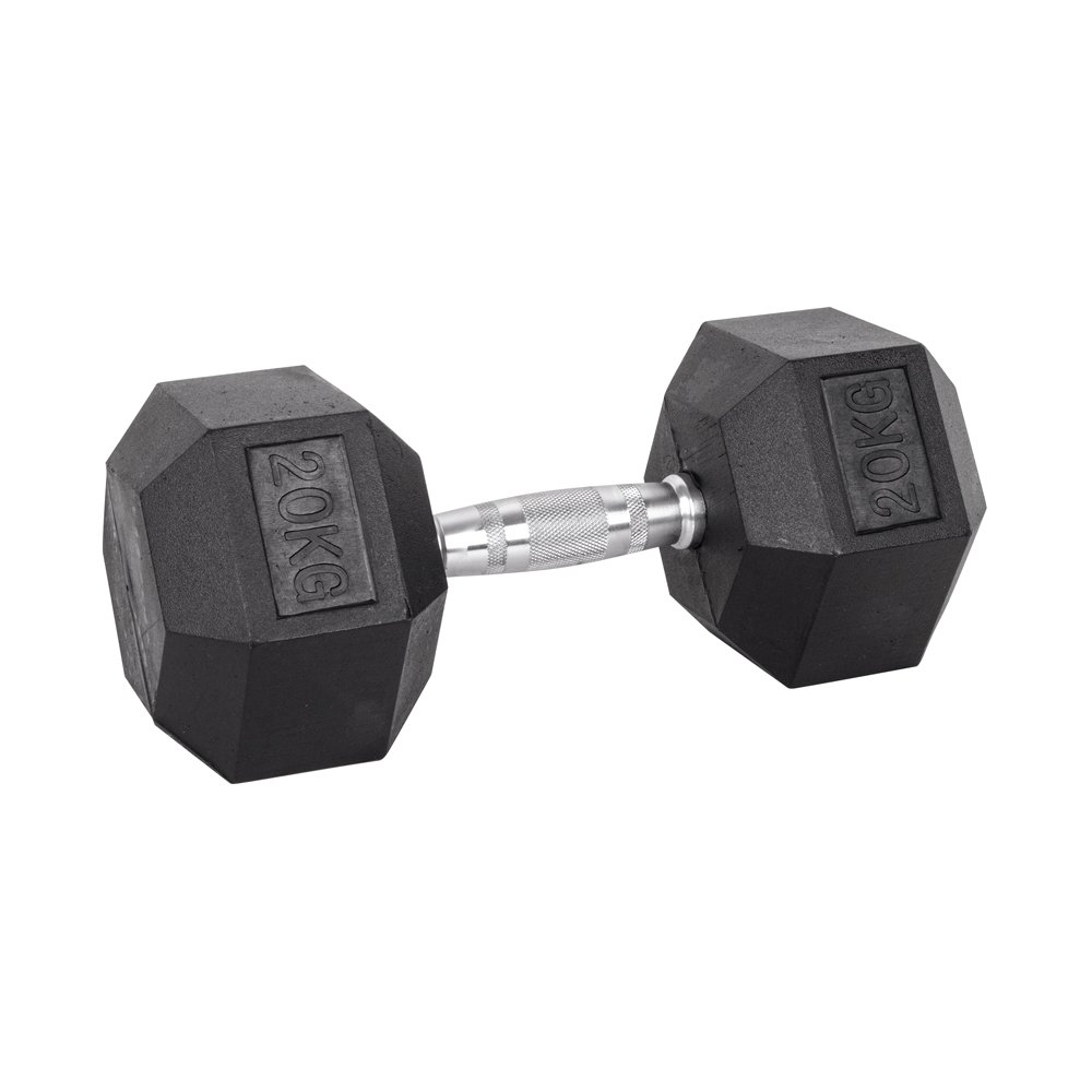 inSPORTline Šestihranná činka  Hexsteel 20 kg