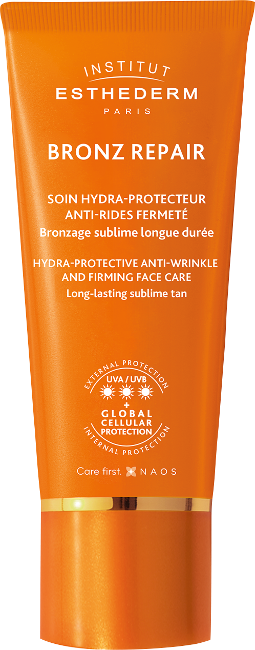 INSTITUT ESTHEDERM BRONZ REPAIR Protivráskový opalovací krém (na obličej) pro silné slunce 50 ml