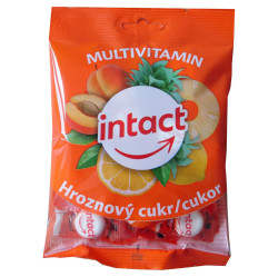 INTACT Hroznový cukr MULTIVITAMIN pastilky 75 g