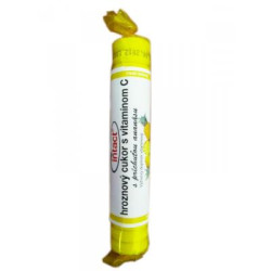 INTACT rolička hroznový cukr s vitamín C - ananas 40 g