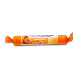 INTACT rolička hroznový cukr s vitamín C - meruňka 40 g
