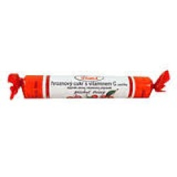 INTACT rolička hroznový cukr s vitamín C - třešeň 40 g