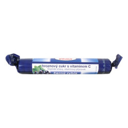 INTACT Rolička hroznový cukr s vitamínem C černý rybíz 40 g