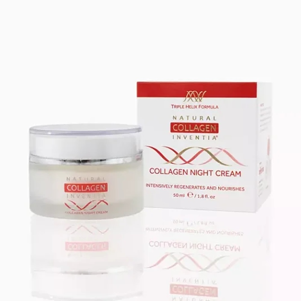 INVENTIA Živý přírodní kolagen noční krém 50 ml
