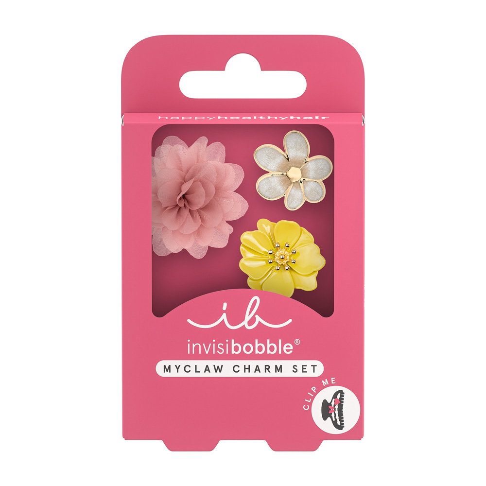 Invisibobble MYCLAW Hothouse Florals sada ozdob na skřipec 3 ks