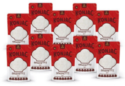 iPlody Konjakové těstoviny ve tvaru špaget, výhodný balíček 8+2