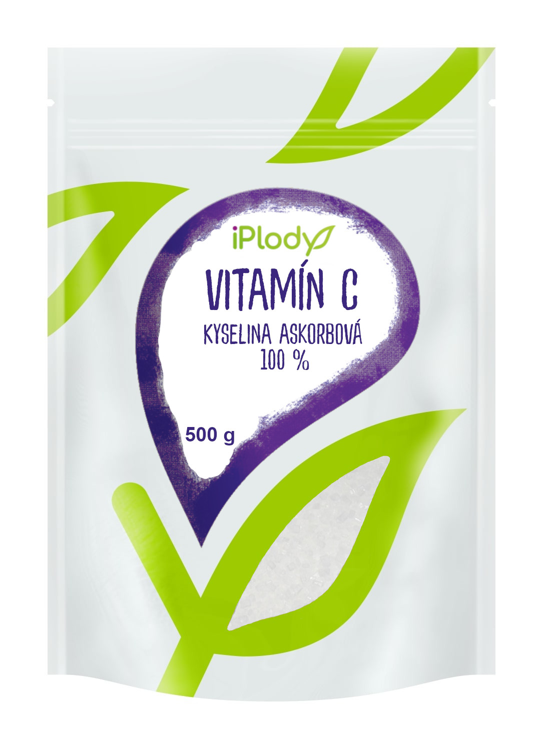 iPlody Vitamín C, kyselina L-askorbová, prášek 500 g