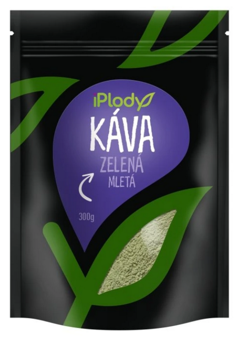 iPlody Zelená káva mletá BIO 300g