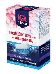 IQ Mag Hořčík 375 mg + vitamin B6 60 tobolek