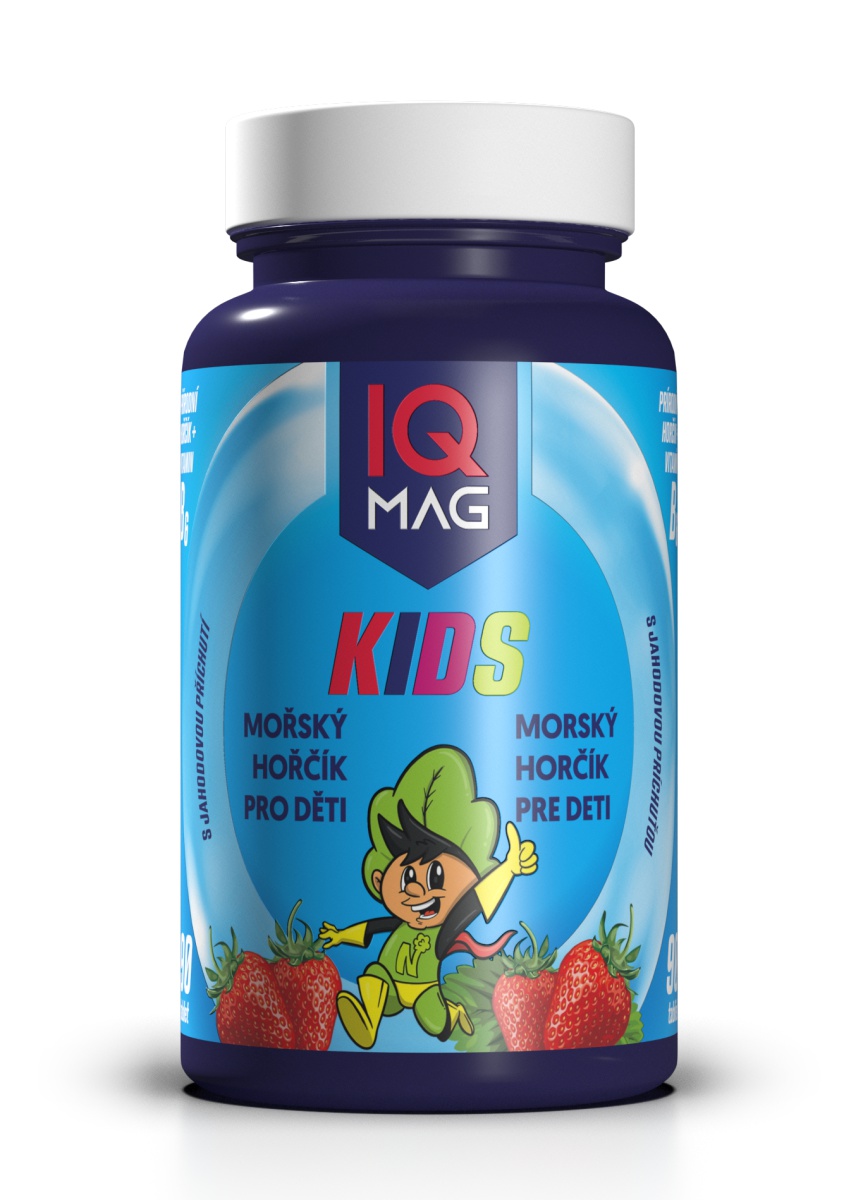 IQ Mag Kids mořský hořčík 90 tablet
