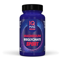 IQ MAG Sport organický hořčík bisglycinát + B6 90 tobolek