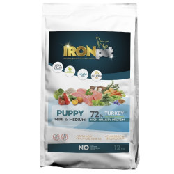 IRONpet Dog Puppy Mini & Medium Turkey (Krocan) 12 kg