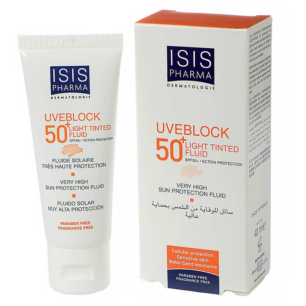 ISIS PHARMA Uveblock 50+ fluid Light Tint 40 ml