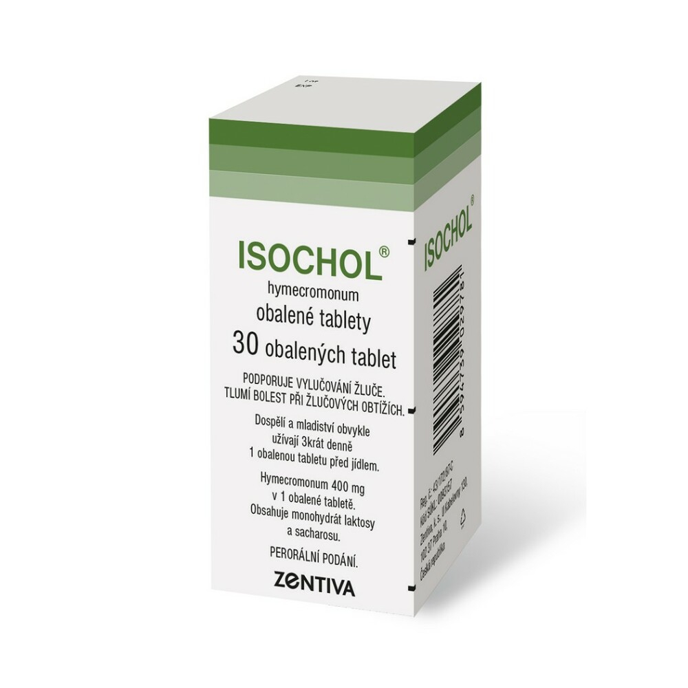ISOCHOL 400 mg 30 obalených tablet