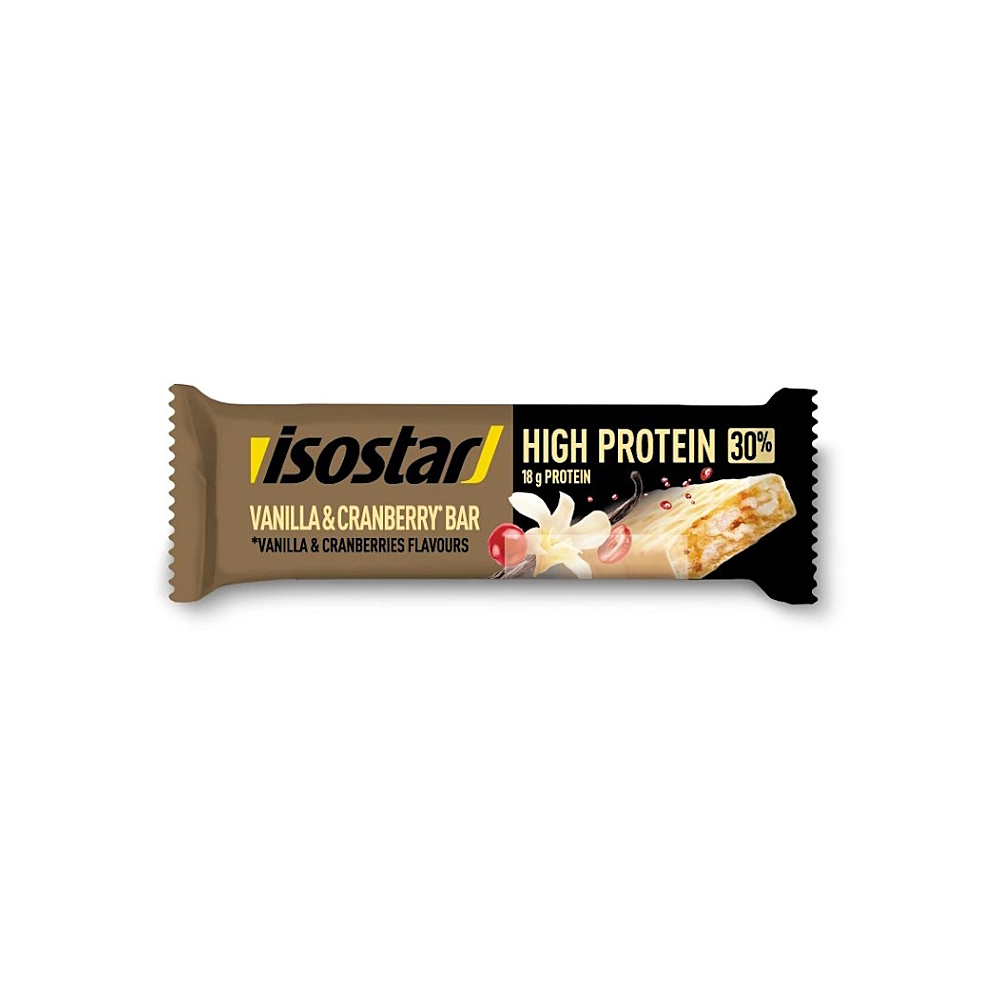 ISOSTAR Protein 30% bar tyčinka vanilka s brusinkami 55 g
