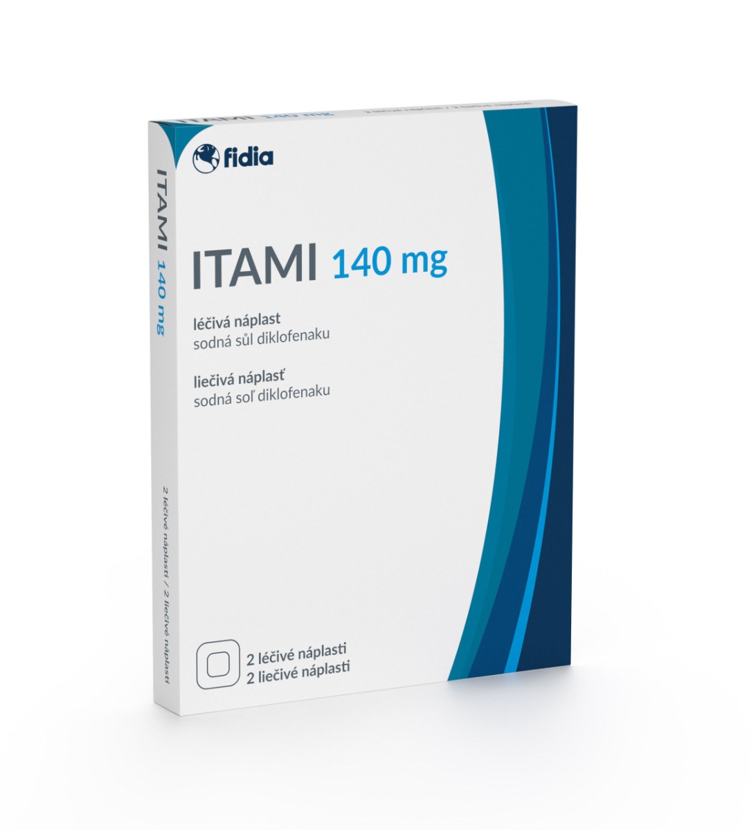 ITAMI 140 mg léčivá náplast 2 ks