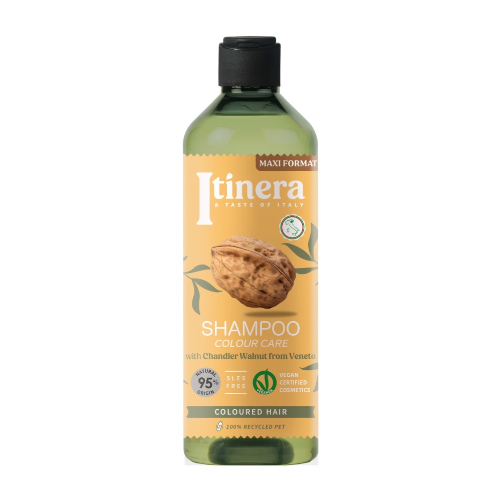 Itinera Šampon na barvené vlasy Vlašský ořech z Veneta 370 ml