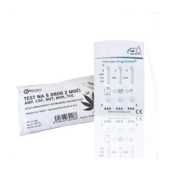 IVD BIOTECH Test na 5 drog (AMP, COC, MET, MOR, THC) z moči 1 kus