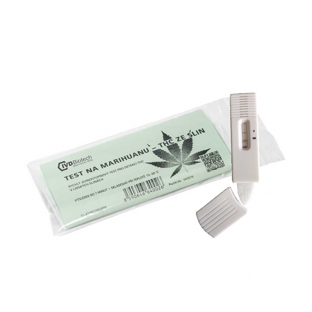 IVD BIOTECH Test na marihuanu (THC) ze slin 1 kus