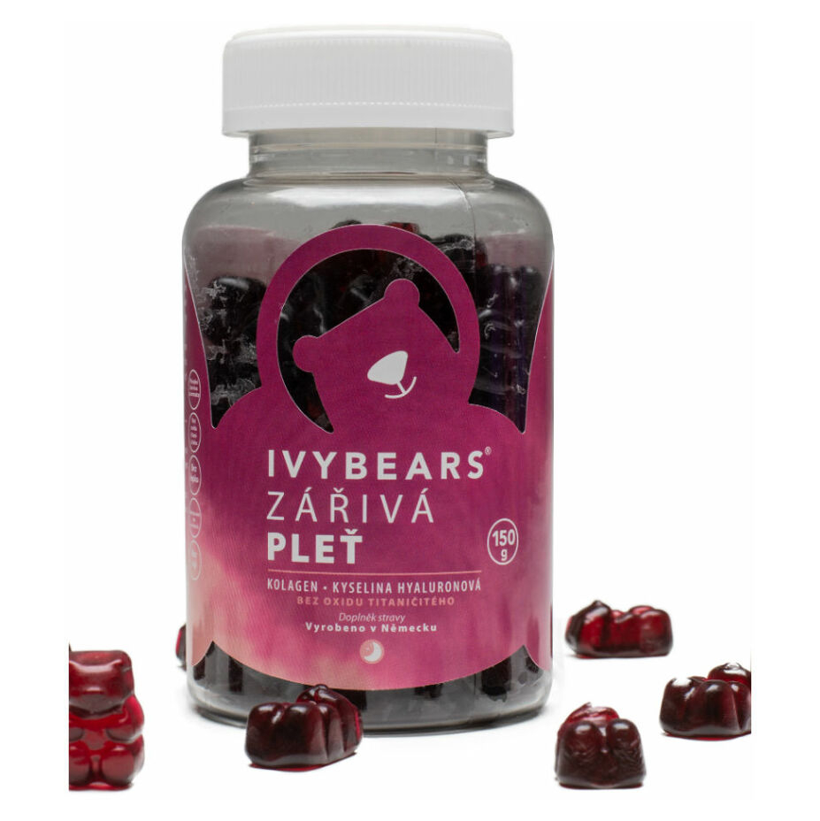 IVYBEARS Vibrant Skin vitamíny pro zářivou pleť 60 kusů