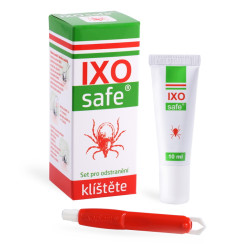 IXOSAFE Pro bezpečné odstranění klíšťat + pinzeta 10 ml