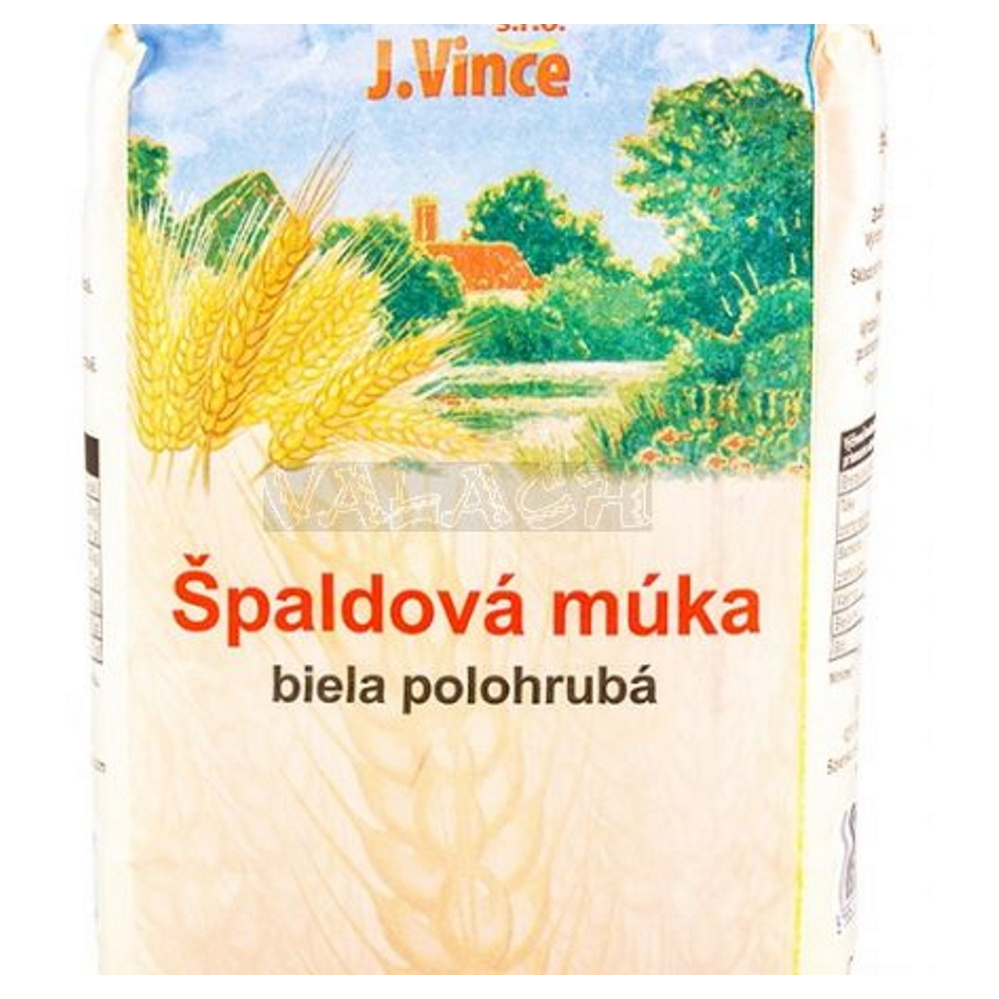 J.VINCE Špaldová mouka bílá polohrubá 1 kg