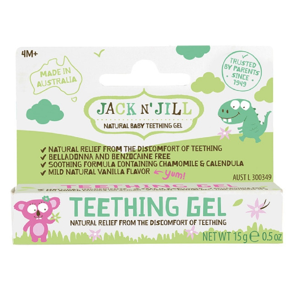JACK N'JILL Gel na prořezání zoubků 15 g