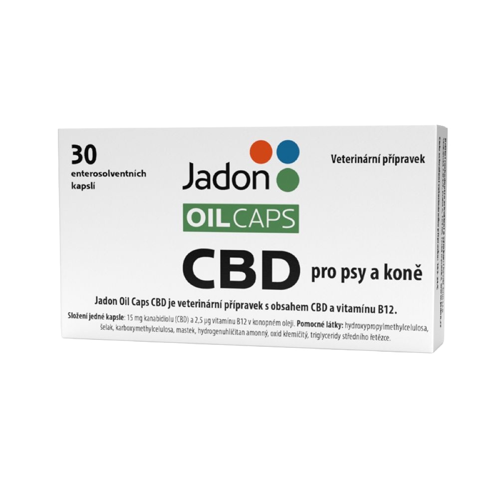 Jadon CBD pro psy a koně Oil caps 30 kapslí