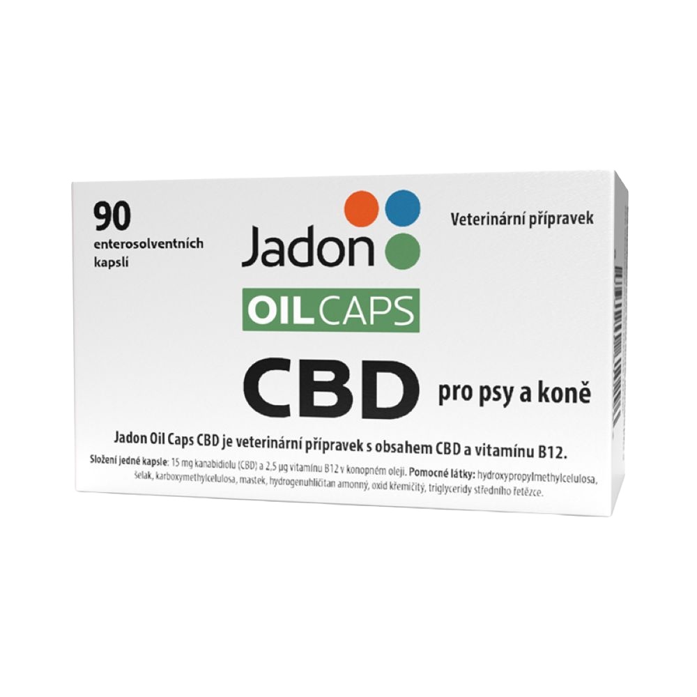 Jadon CBD pro psy a koně Oil caps 90 kapslí