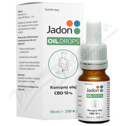 JADON oil drops konopný olej CBD 10% 10 ml
