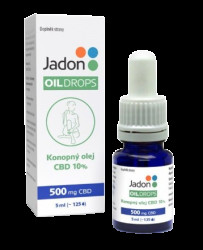 JADON Oil Drops Konopný olej CBD 10% 5 ml