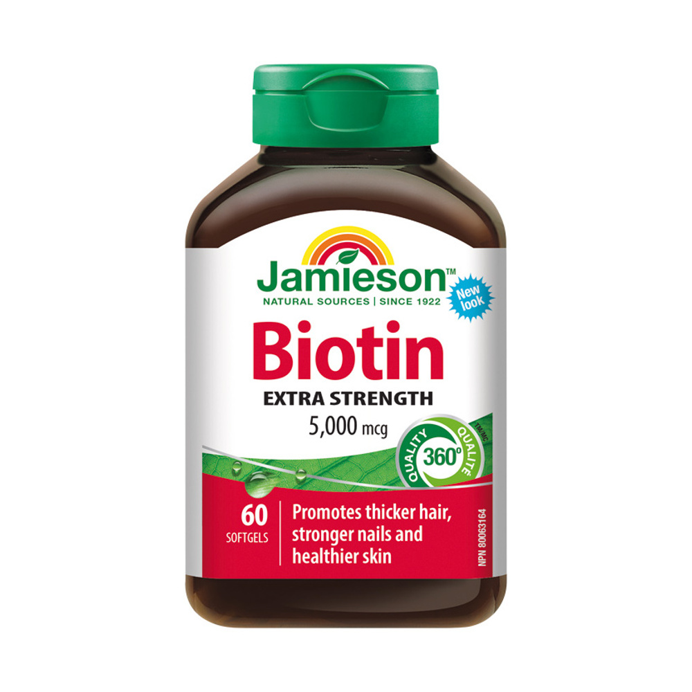 Jamieson Biotin 5000 mcg 60 kapslí