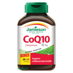JAMIESON Koenzym Q10 60 mg 60+20 kapslí