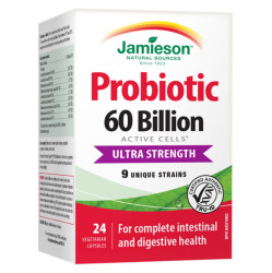 JAMIESON Probiotic 60 miliard ULTRA STRENGTH 24 kapslí