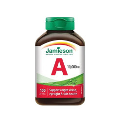 JAMIESON Vitamín A 10 000 IU 100 kapslí