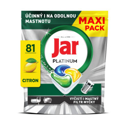 Jar Platinum Lemon kapsle do myčky 81 ks