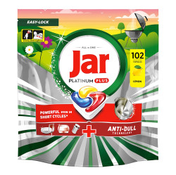 JAR Platinum plus Grill kapsle do myčky 102 kusů