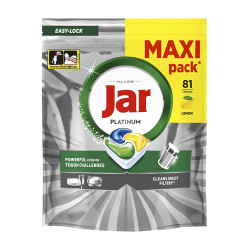 JAR Tablety do myčky Platinum All-in-One Yellow 81 kusů