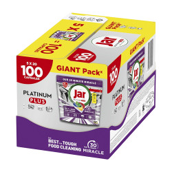 JAR Tablety do myčky Platinum Plus 30 Minute Miracle 5 x 20 kusů