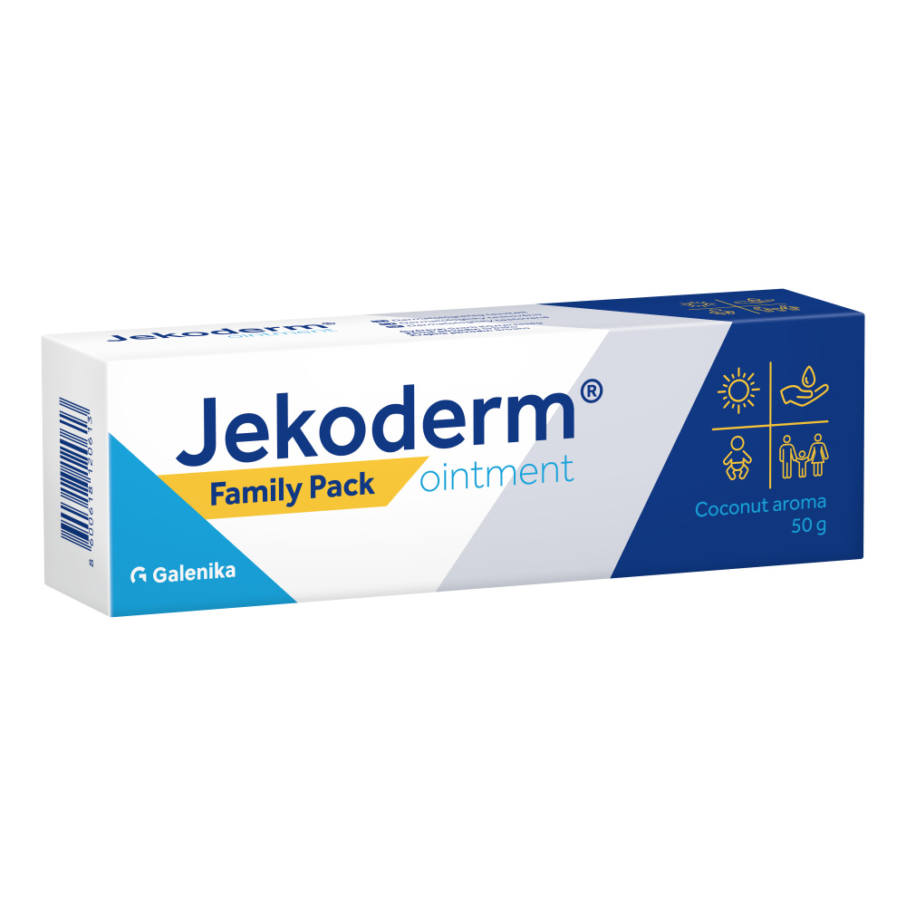 Jekoderm ointment coconut aroma 50 g family pack