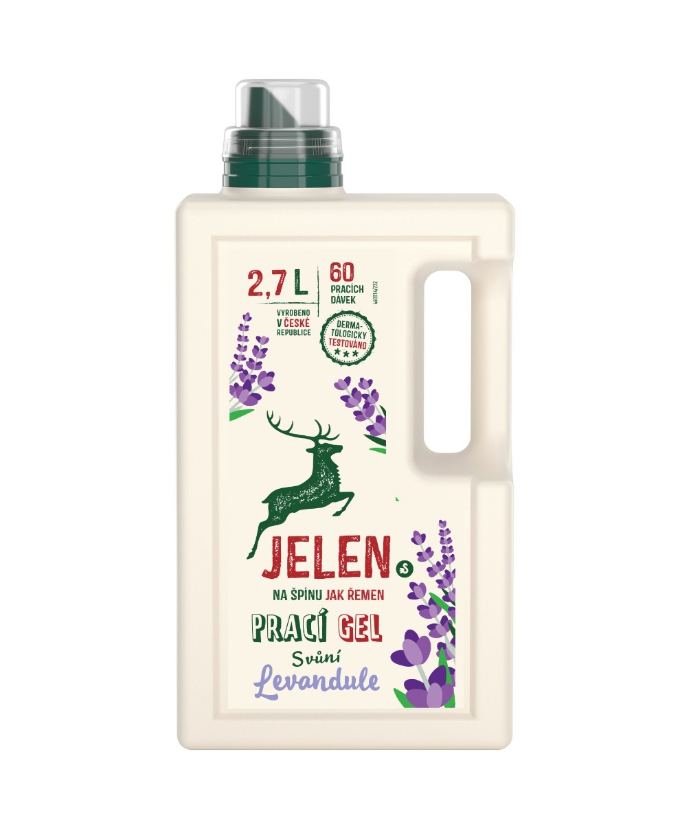 Jelen Prací gel s vůní levandule 2,7 l