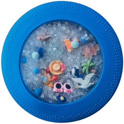 Jellystone Designs Senzorický disk Peekaboo, pláž
