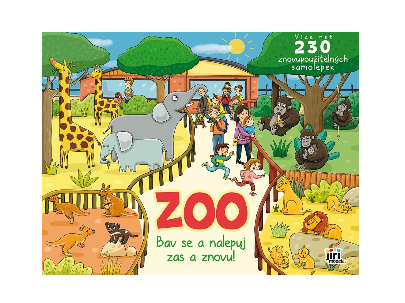 JIRI MODELS Bav se a nalepuj zas a znovu! Zoo 1 ks