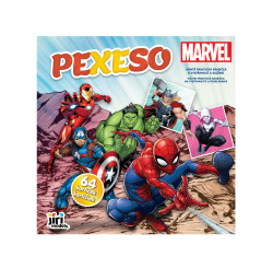 JIRI MODELS Pexeso v sešitu Marvel 64 kartiček