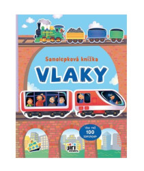 JIRI MODELS Samolepková knížka Vlaky 1 ks