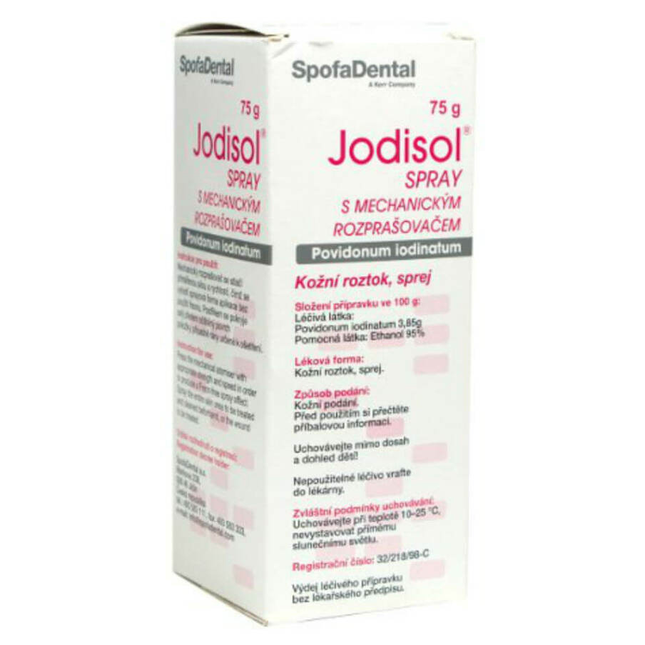 JODISOL Kožní roztok, sprej s mechanickým rozprašovačem 75 g