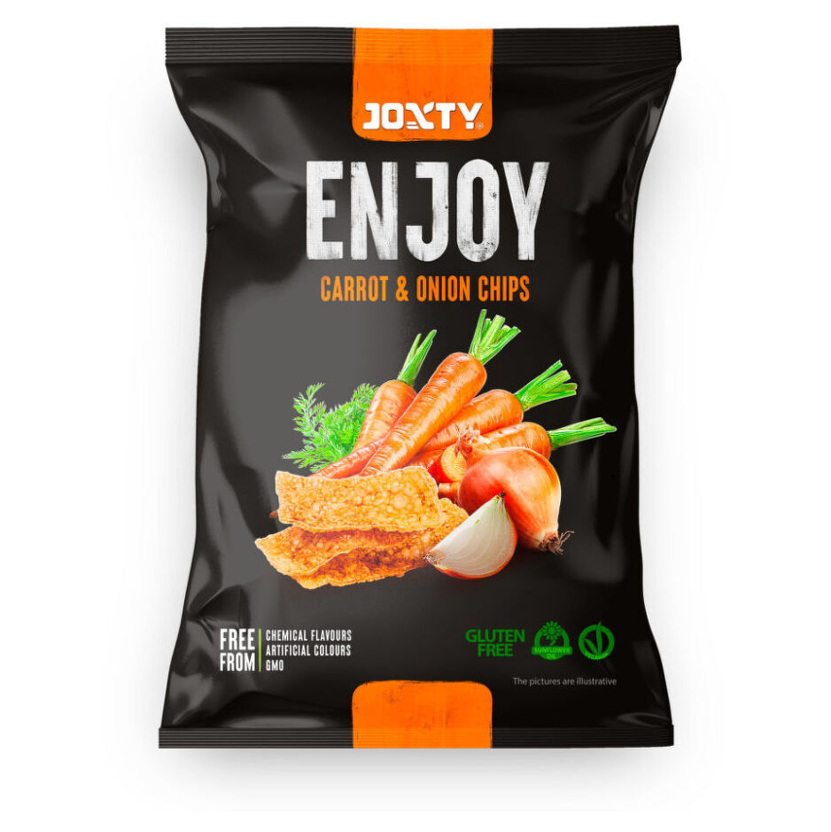 JOXTY ENJOY CHIPS Chipsy bramborové s mrkví a cibulí 40 g