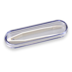 KAIDA Pinzeta na kontaktní čočky - bílá v pouzdře