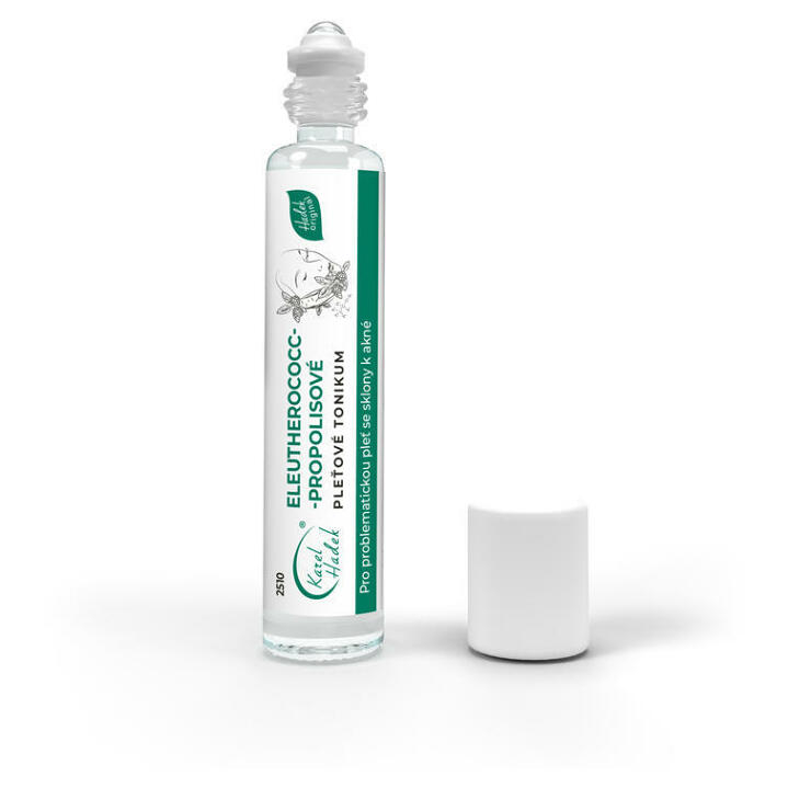 KAREL HADEK Eleutherococc-propolisové Roll-on Pleťové tonikum pro lokální ošetření 10 ml